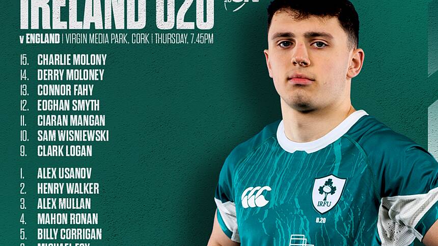 Ireland Under 20s begin Six Nations campaign tonight