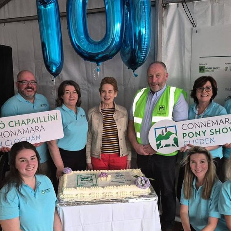 Crowds gather in Clifden for 100th Connemara Pony Show welcome event
