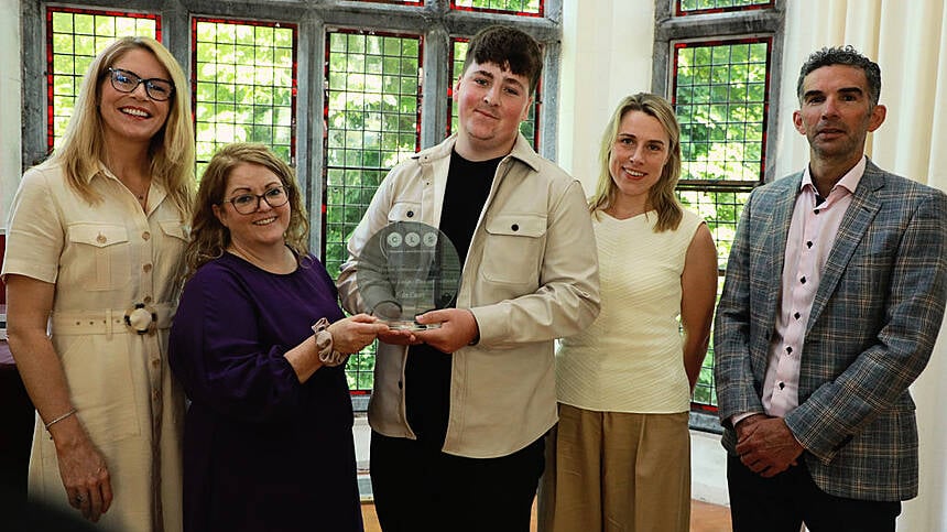 University of Galway student Seán Casey from Carna gets CLS prize for academic achievement