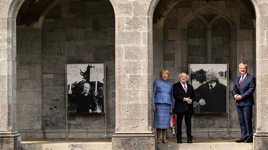 Michael D Higgins donates Presidential Archive to University of Galway