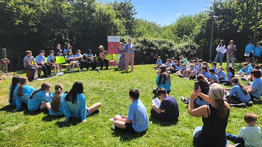 Pupils hold special outdoor concert in Castlegar for Biodiversity Week