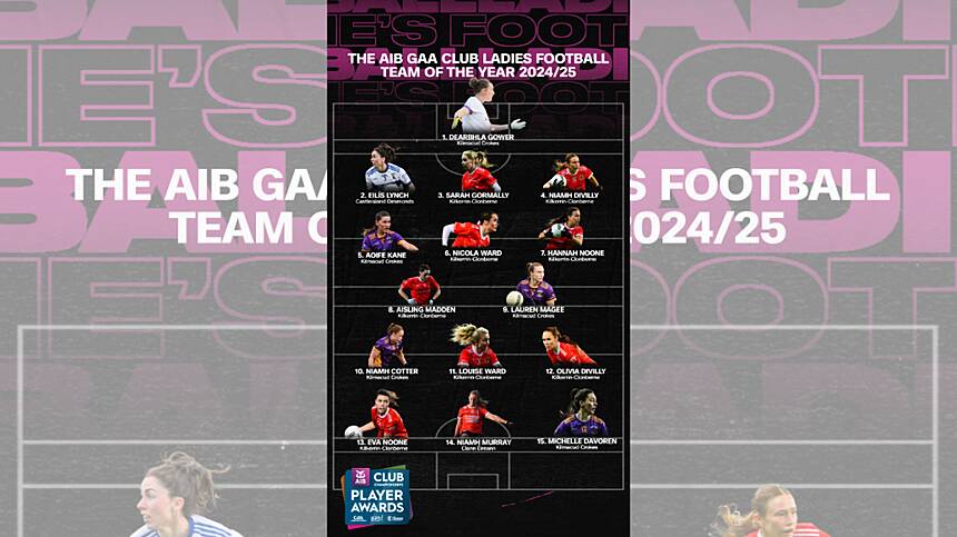 Kilkerrin-Clonberne Recieve Eight Places On The AIB Ladies Gaelic Football Championship Team Of The Year