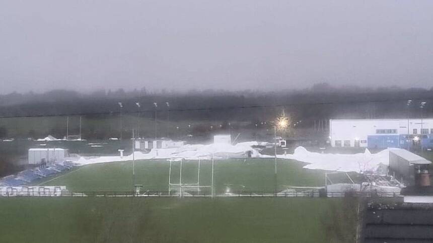 Connacht GAA air dome destroyed following Storm Eowyn