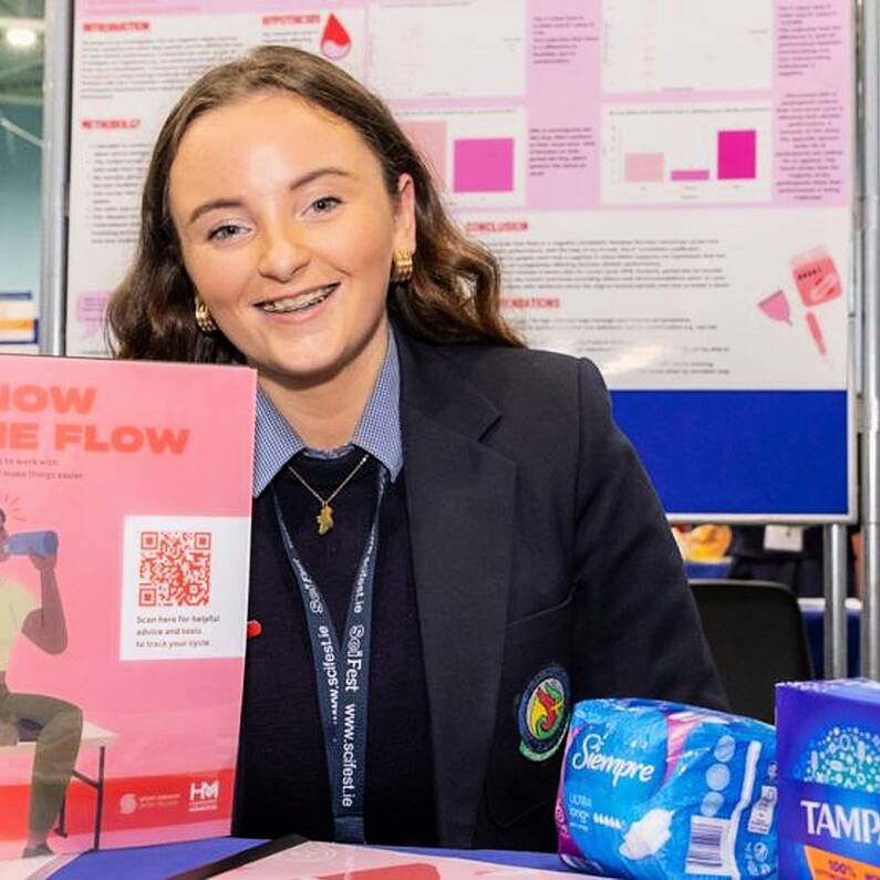 Glenamaddy student taking project on menstrual cycle and sports to BT Young Scientist Competition