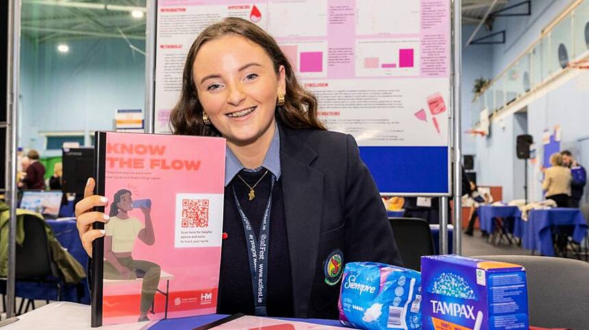 Glenamaddy student taking project on menstrual cycle and sports to BT Young Scientist Competition