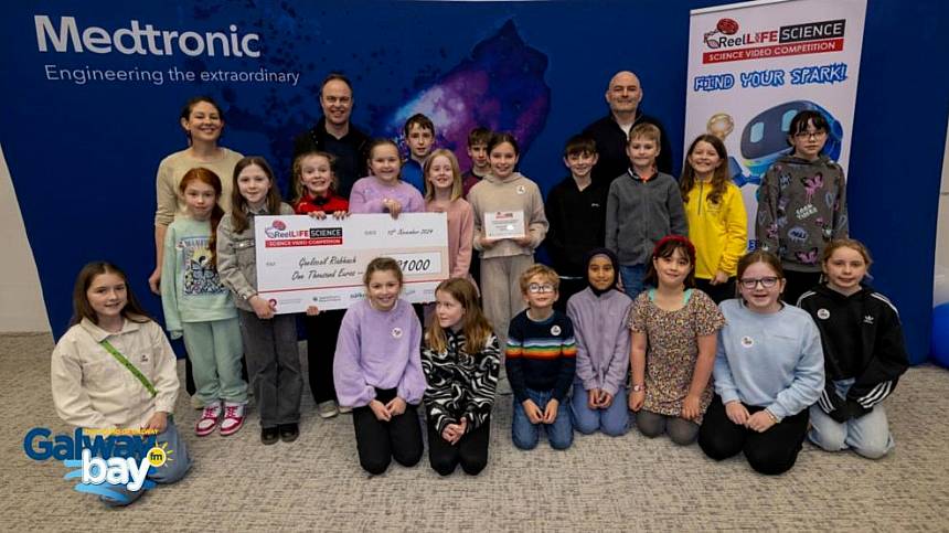 Pupils from Gaelscoil Riabhach in Loughrea crowned primary school winners at science competition