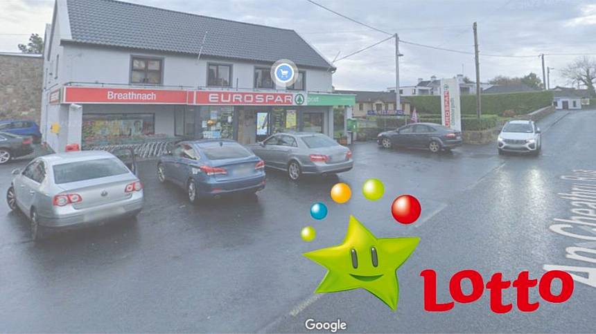 National Lottery says 7 million euro Jackpot ticket was sold in Carraroe