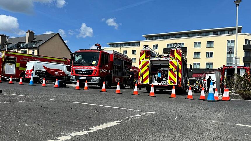 Fire fighting robots, touch screen water hoses and giant sanitiser on display at Fire Chiefs conference in Salthill