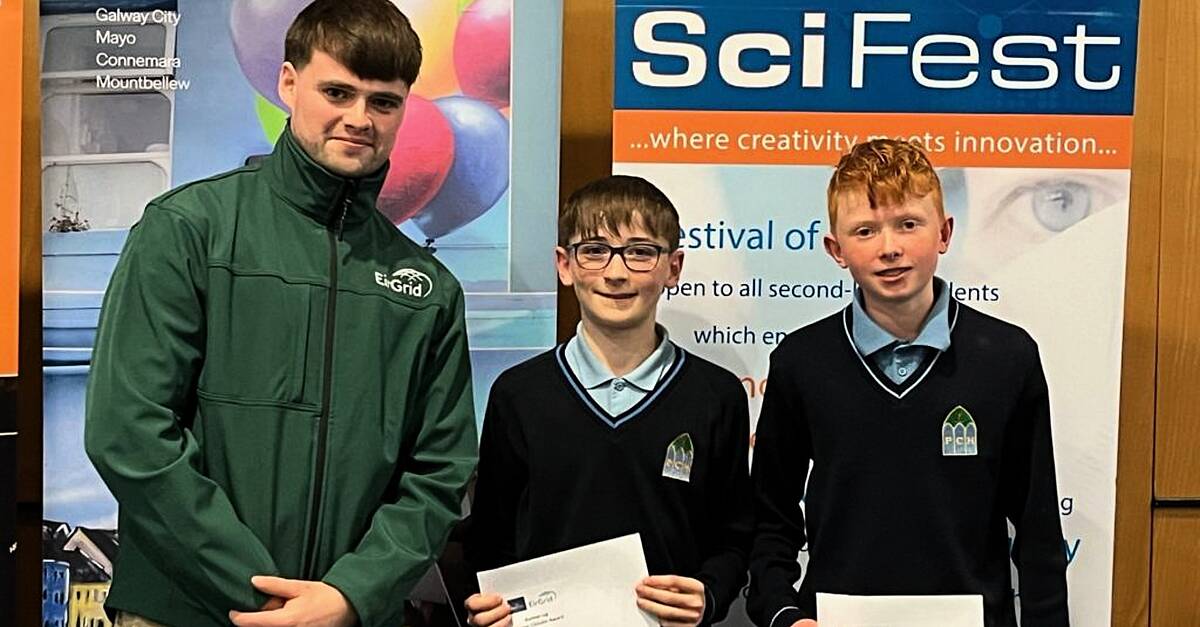 Headford Students Tackle Carbon Footprint of Local Sports Clubs at SciFest