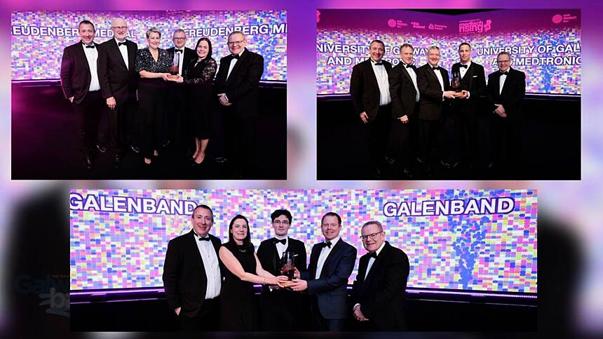 Three top accolades for Galway at Medtech National awards