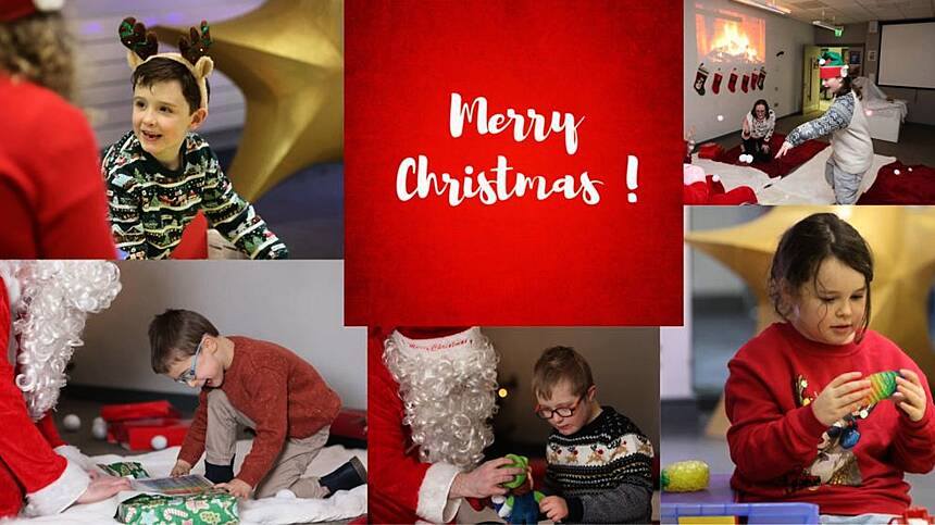 University of Galway hosts over 40 families for Sensory Santa visit for children with additional needs