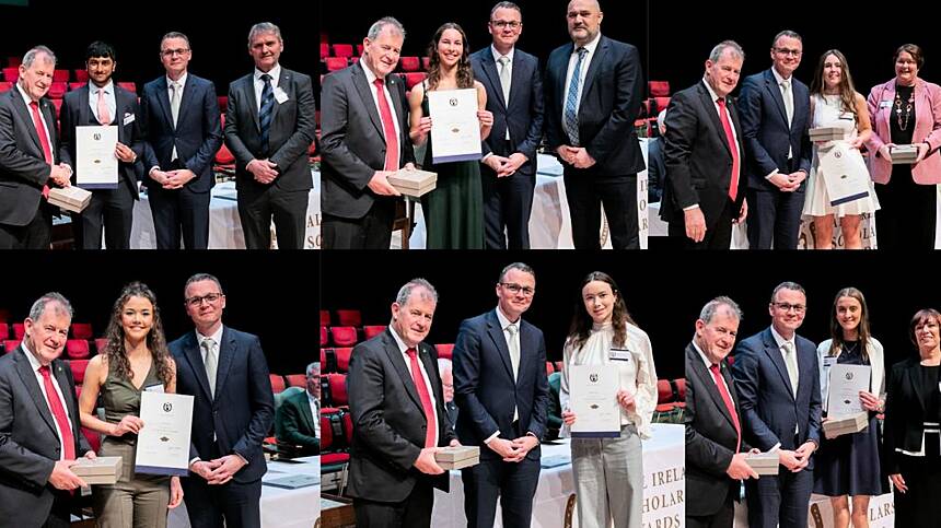 Eight Galway students receive scholarship to cover full duration of undergraduate studies
