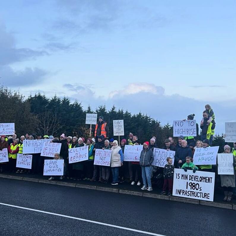 Locals protest over plans for student accommodation block in Terryland