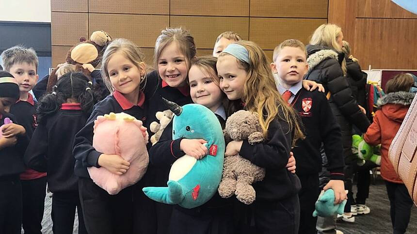 Kids explain what's wrong with their teddies at annual Teddy Bear Hospital