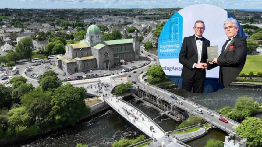 Major national engineering award for city's newest bridge Droichead an Dóchais