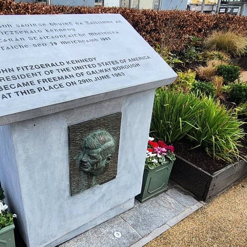 Galway marks US Presidential Day with wreath laying in Eyre Square honouring JFK