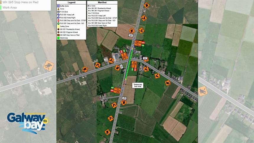 Five Days of resurfacing works on N83 in Knockdoe to get underway tomorrow