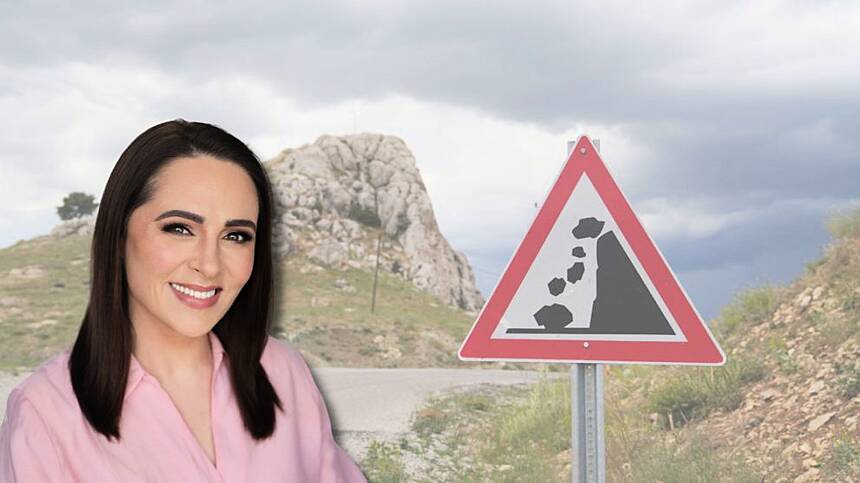 Galway West Fianna Fáil candidate Gráinne Seoige calls for immediate action after mudslide on R336