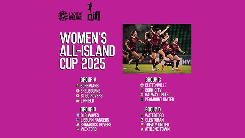 Galway United Drawn In Group C For 2025 All-Island Cup