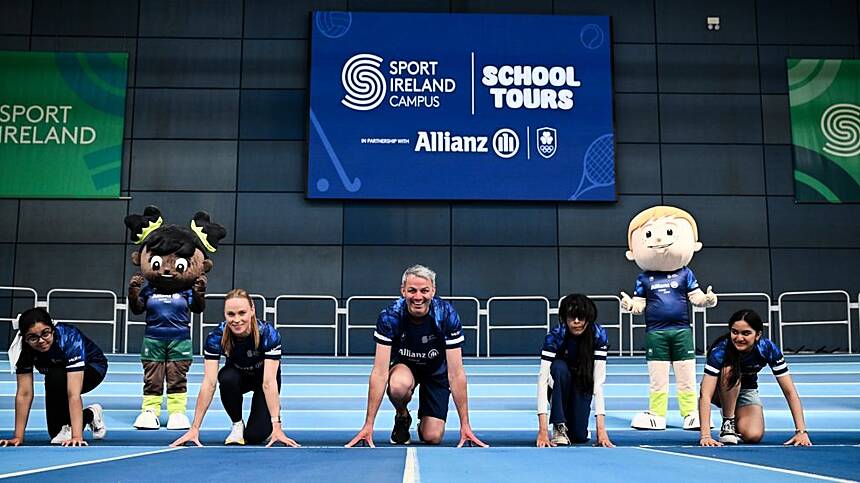 Sport Ireland Campus announce partnership with Allianz and Team Ireland to inspire next generation with school tours