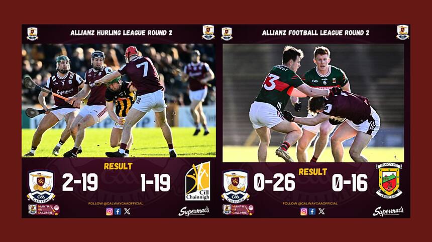 Galway Hurlers And Footballers Win On The Double