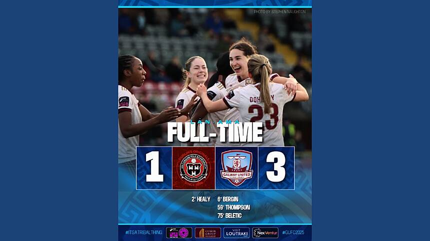 Galway United Women Unbeaten In Women's National League