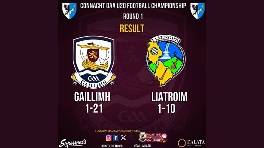 Galway Beat Leitrim In U20 Football Championship - Commentary And Reaction