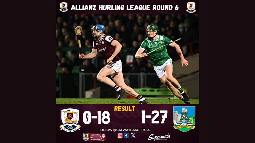 Galway Beaten By Limerick In National Hurling League - Commentary And Reaction