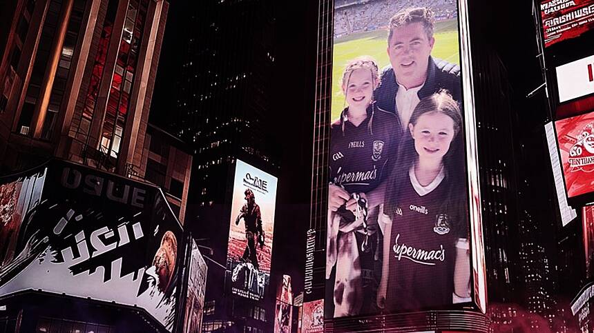 Galway GAA supporters to take over Times Square billboards for New York Galway match