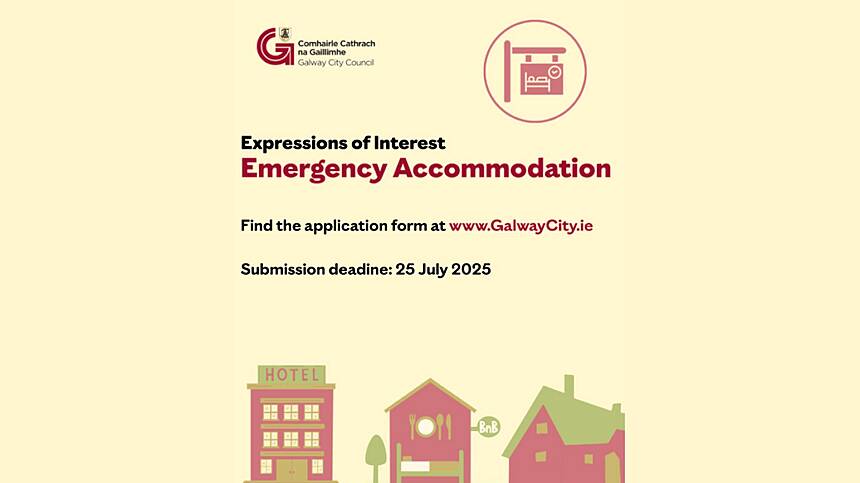 Galway City Council seek expressions of interest for inclusion in Council Emergency Accommodation list