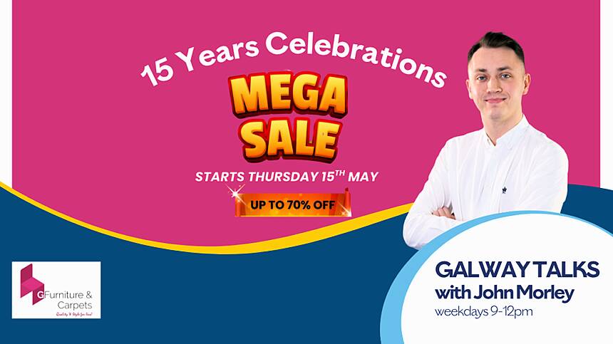 G Furniture & Carpets Mega Sale Starts Thursday