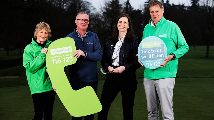 Golf Ireland Announce Samaritans Ireland As An Official Community Partner To Support Mental Wellbeing