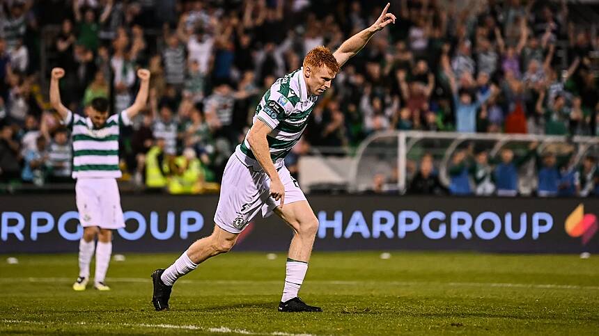 Gaffney stars for Shamrock Rovers on famous European night