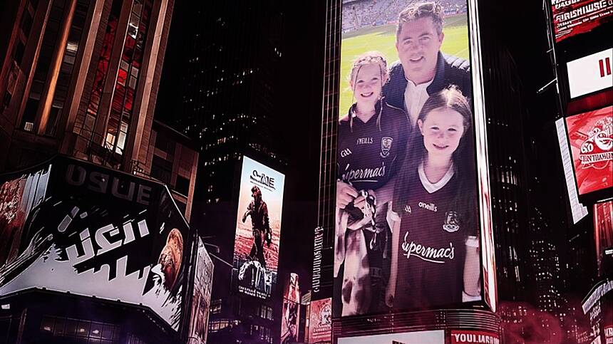 Galway Supporters to Have Their Photos on Times Square Billboard