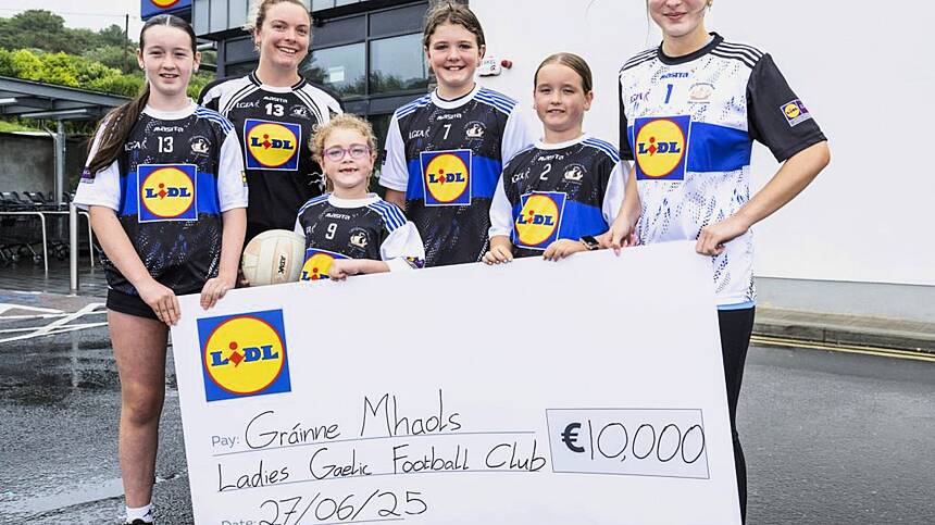 Gráinne Mhaols LGFA win €10,000 in LIDL Plus Rewards Scheme