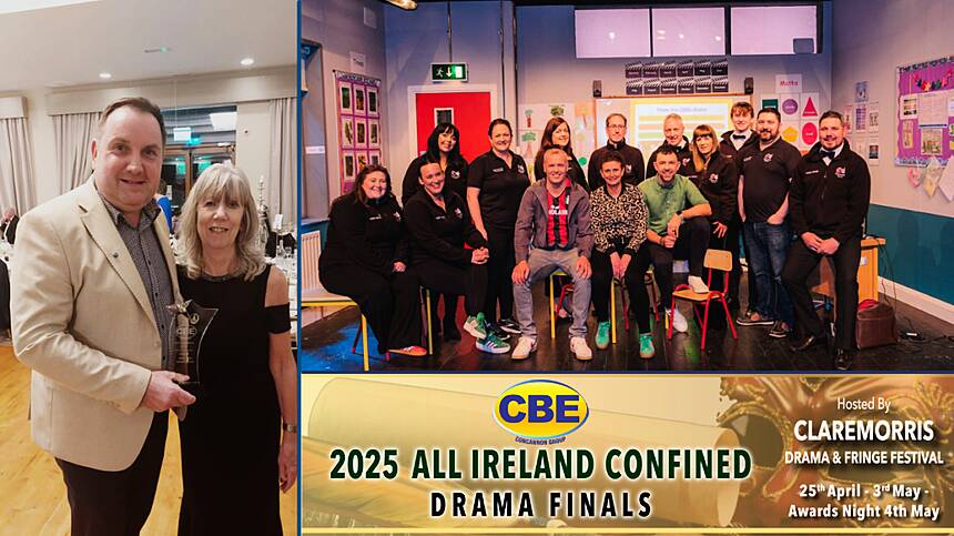 Galway involvement yields success in All-Ireland Amateur Confined Drama Finals in Claremorris