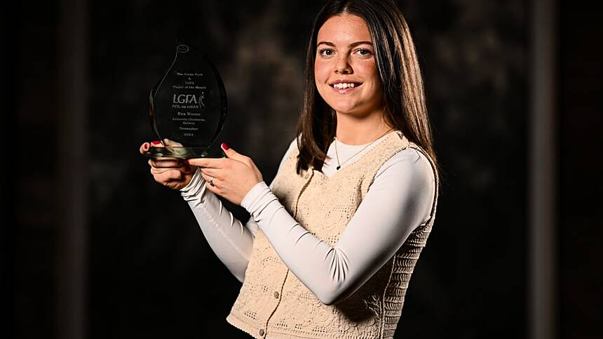 Eva Noone from Kilkerrin Clonberne named LGFA Player of the Month for December