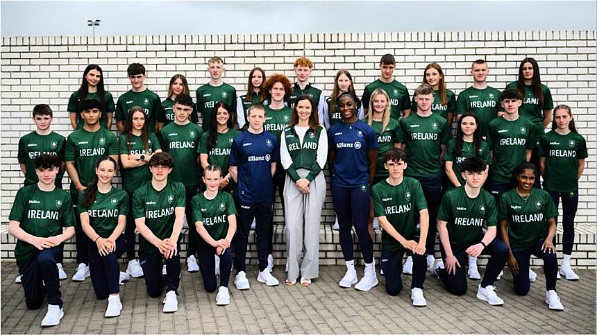 Allianz Flagbearers Announced for Team Ireland at the European Youth Olympic Festival