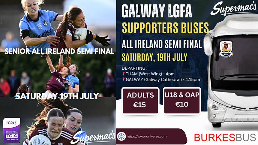 Galway LGFA Organising Supporters Buses For Saturday's All-Ireland Senior Semi-Final