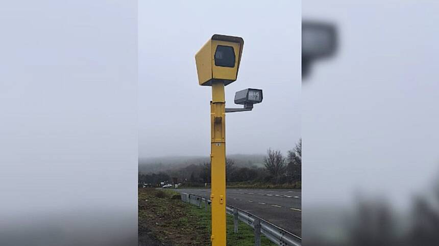 Static Speed Safety Cameras to go operational on Galway's N59 at Aubwee tomorrow