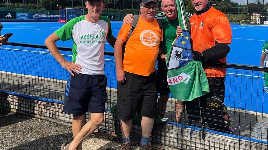 Ballybrit’s Martin White Wins European Bronze With Ireland’s Over 60’s Masters Hockey Team.