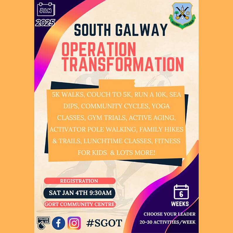 South Galway Operation Transformation About To Get Underway