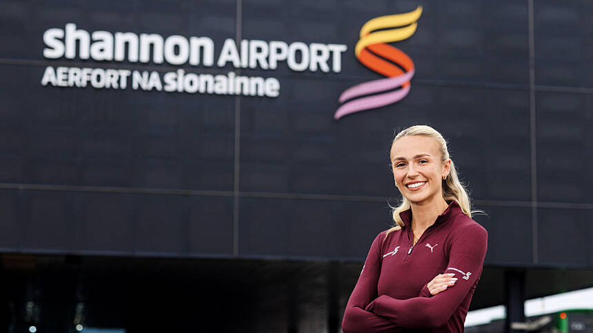 Athletics Partnership Cleared For Take Off - Shannon Airport Announces Sharlene Mawdsley As Ambassador