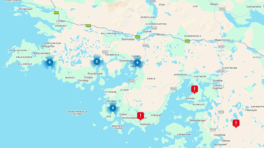 Questions arising in Connemara about stability of electricity system following damage this week