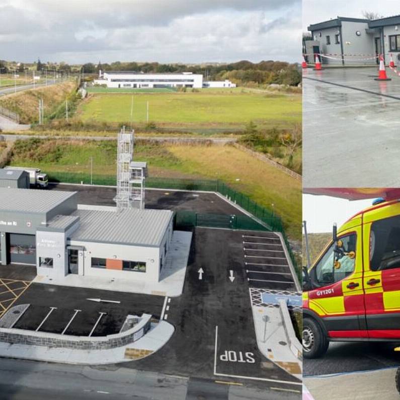 Athenry's new fire station with two resident robot fire fighters officially opened