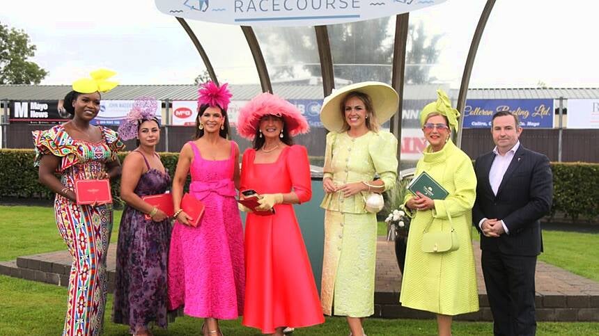 Vintage Glamour Meets Modern Elegance: Liz Maher Wins Best Dressed At The Lodge At Ashford Castle Ladies Day At Ballinrobe Racecourse
