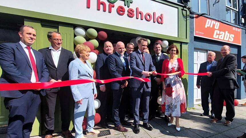 Housing Minister officially opens newly renovated Threshold office in city