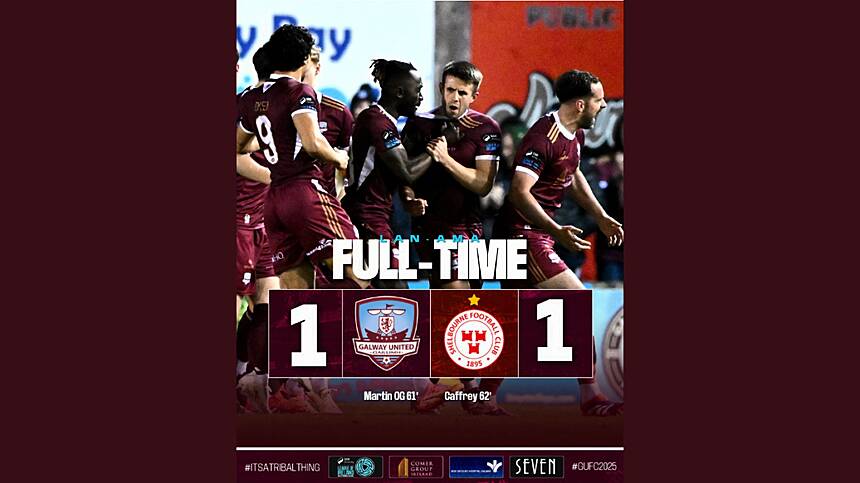 Galway United Draw With Shelbourne - Commentary And Reaction