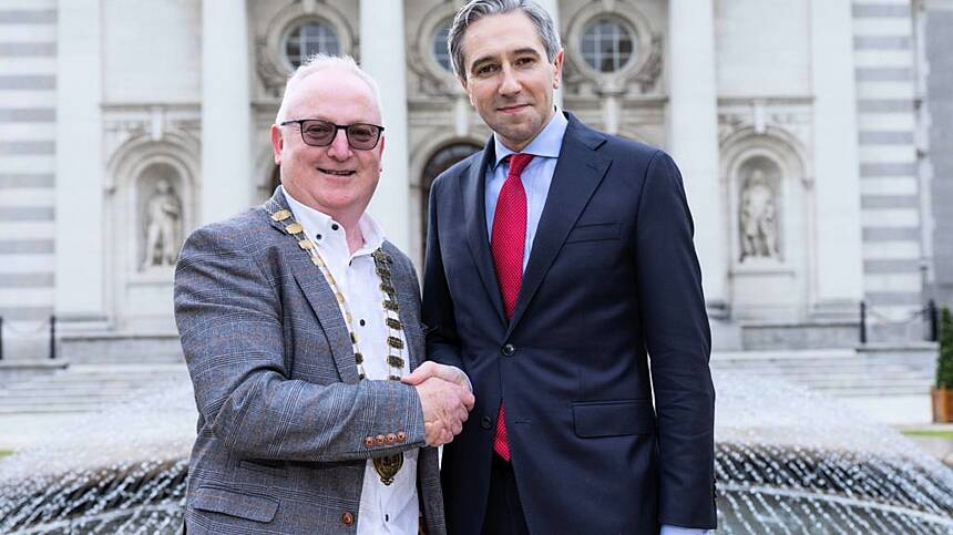 Tánaiste meets County Cathaoirleach to discuss key Galway issues