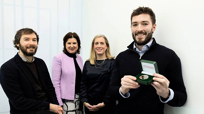 Galway graduate wins Johnson & Johnson Innovative Medicine Bursary Medal